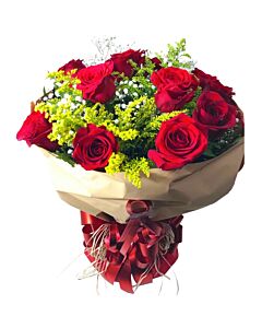 Buquê com 12 Rosas Importadas 
